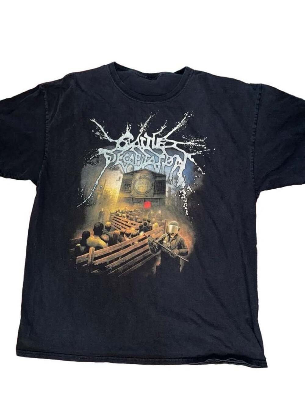 Cattle Decapitation The Harvest Floor T-Shirt Black Size L
